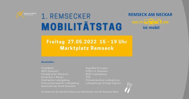 Erster Mobilitätstag der Stadt Remseck am Neckar