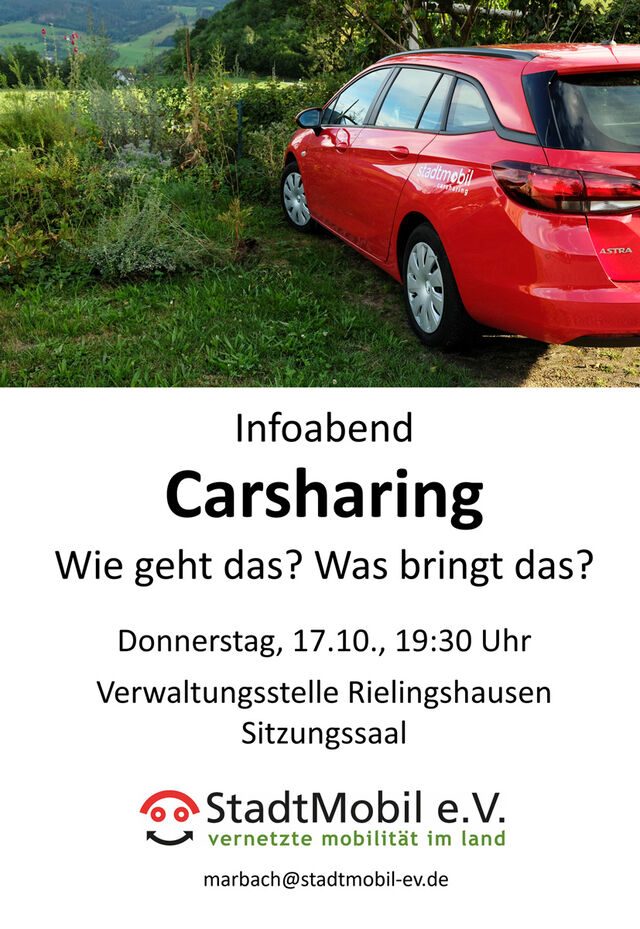 Infoabend stadtmobil Carsharing Rielinghausen