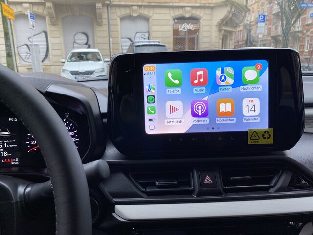 Mulimediasystem im Suzuki Swift