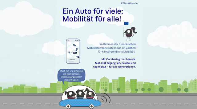 stadtmobil Carsharing Wochen und Europäische Mobilitätswoche