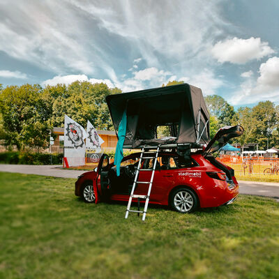 Camping mit Carsharing und Dachzelt - Kooperation mit der seezeit GmbH