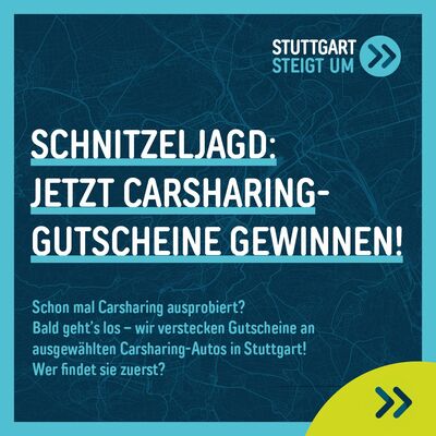 Schnitzeljagt - Carsharing Challenge der Stadt Stuttgart