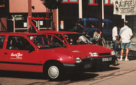 1992 - Die ersten zwei stadtmobil Autos in Stuttgart